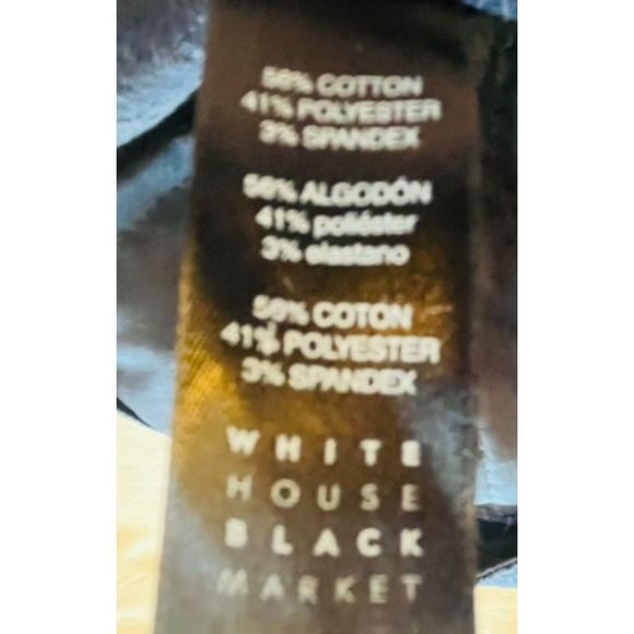 NWT White House Black Market Jacquard Blue Slim Ankle Size 2 $89 Whimsigoth - Picture 12 of 14